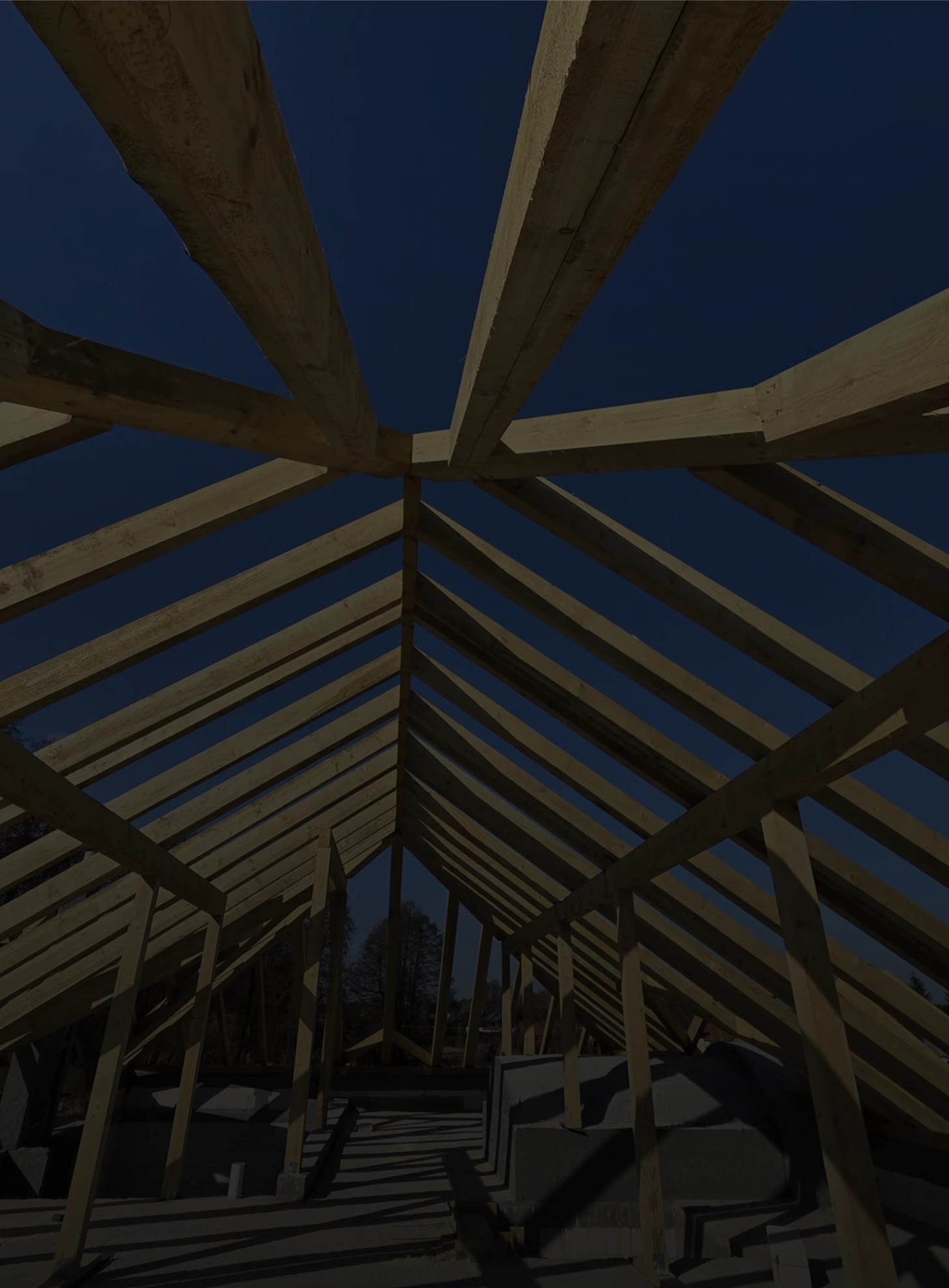 prefabrykowana więźba dachowa